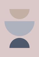 Abstract figures in the style of minimalism vector