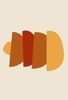 figuras abstractas al estilo del minimalismo vector