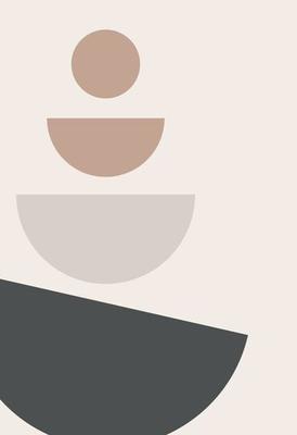 Abstract wall art. Abstract shapes