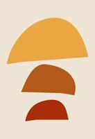 figuras abstractas al estilo del minimalismo vector