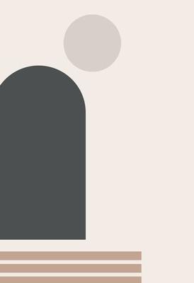 Abstract wall art. Abstract shapes