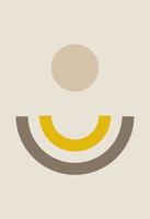 Abstract figures in the style of minimalism vector