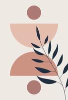 figuras abstractas al estilo del minimalismo vector