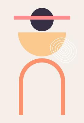 Abstract wall art. Abstract shapes