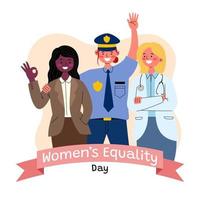 Women Equality Day Concept vector