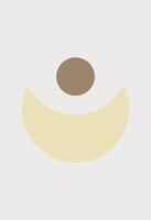 Abstract figures in the style of minimalism vector
