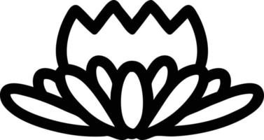 lotus flower icon vector