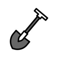 Illustration Vector Graphic of Shovel  Icon