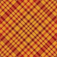 Tartan plaid pattern with texture and warm color. vector