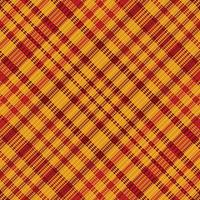 Tartan plaid pattern with texture and warm color. vector