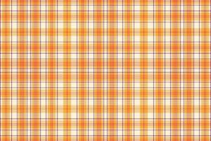 Tartan plaid pattern with texture and warm color. vector