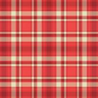 Tartan plaid pattern with texture and warm color. vector