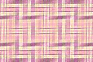 Tartan plaid pattern with texture and warm color. vector