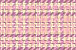 Tartan plaid pattern with texture and warm color. vector