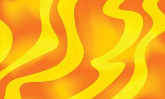 Abstract yellow bend lines background. vector