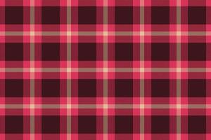 Tartan plaid pattern with texture and warm color. vector