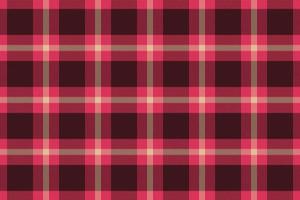 Tartan plaid pattern with texture and warm color. vector