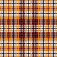 Tartan plaid pattern with texture and warm color. vector