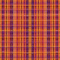 Tartan plaid pattern with texture and warm color. vector