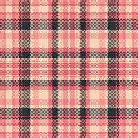 Tartan plaid pattern with texture and warm color. vector