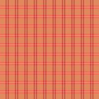 Tartan plaid pattern with texture and warm color. vector
