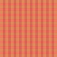 Tartan plaid pattern with texture and warm color. vector