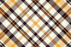 Tartan plaid pattern with texture and warm color. vector