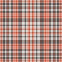 Tartan plaid pattern with texture and warm color. vector