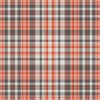 Tartan plaid pattern with texture and warm color. vector