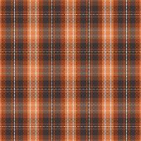 Tartan plaid pattern with texture and warm color. vector