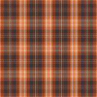 Tartan plaid pattern with texture and warm color. vector