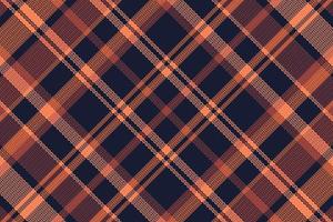 Tartan plaid pattern with texture and warm color. vector