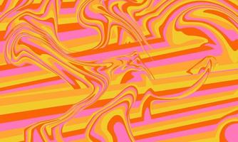 Psychedelic groovy background. vector