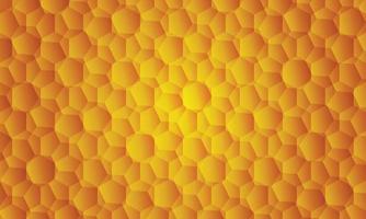 Abstract orange hexagons background. vector