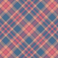 Tartan plaid pattern with texture and warm color. vector