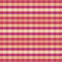 Tartan plaid pattern with texture and warm color. vector