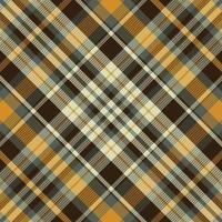 Tartan plaid pattern with texture and warm color. vector
