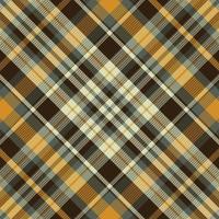 Tartan plaid pattern with texture and warm color. vector