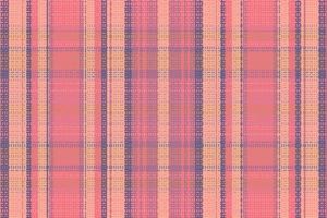 Tartan plaid pattern with texture and warm color. vector