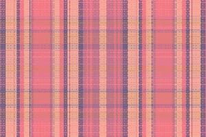 Tartan plaid pattern with texture and warm color. vector