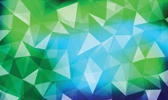 Light green, blue vector polygon abstract background.