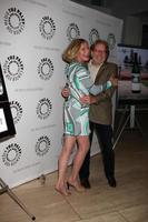 LOS ANGELES, OCT 12 -  Susan Sullivan, Robert Foxworth arrives at the Falcon Crest -  A Look Back Event at Paley Center for Media on October 12, 2010 in Los Angeles, CA photo