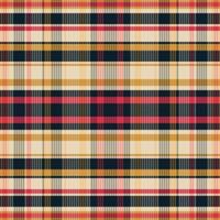 Tartan plaid pattern with texture and warm color. vector