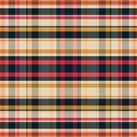 Tartan plaid pattern with texture and warm color. vector