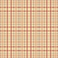 Tartan plaid pattern with texture and warm color. vector