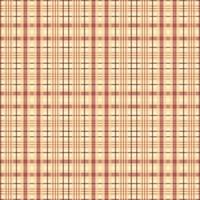 Tartan plaid pattern with texture and warm color. vector