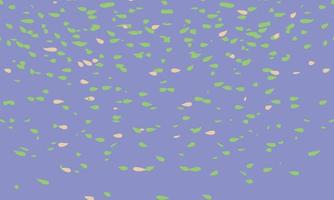 Light blue, green vector doodle backdrop with leaves.