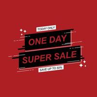 Sale banner template design background. vector