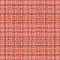 Tartan plaid pattern with texture and warm color. vector