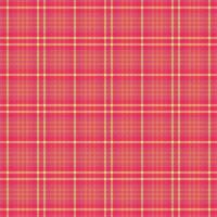 Tartan plaid pattern with texture and warm color. vector